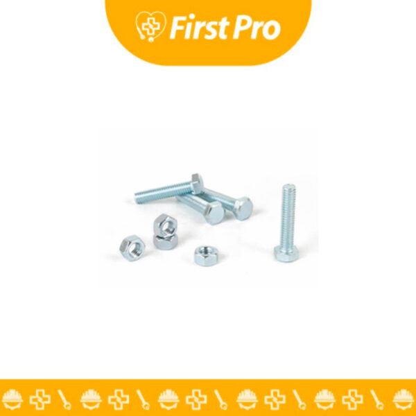 Resistencia y Durabilidad: Perno Hexagonal $5/16″ \text{ x } 1 \ 1/2″$ zincado. La solución de fijación robusta para ensamblajes de madera, metal y proyectos mecánicos.