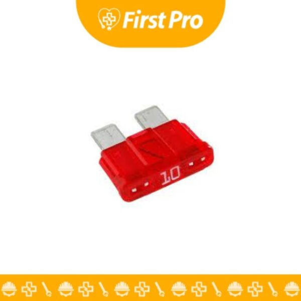 Fusible Automotriz de 10 Amperios – Protección Eléctrica para Vehículos y Equipos