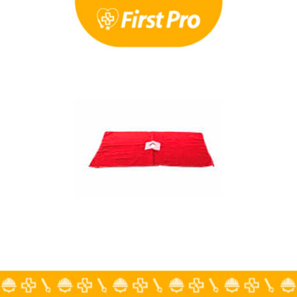 Trapeador industrial grande de felpa doble (mopa de cabeza ancha, ej. 40 cm×80 cm) con ojal o vincha de sujeción reforzada, de color azul o blanco, ideal para uso en pisos comerciales e industriales.