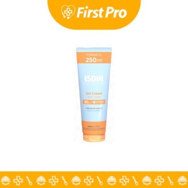 Fotoprotector ISDIN Gel Cream SPF 50+ – Bloqueador Solar Corporal 250 ml – Protección Muy Alta UVA y UVB