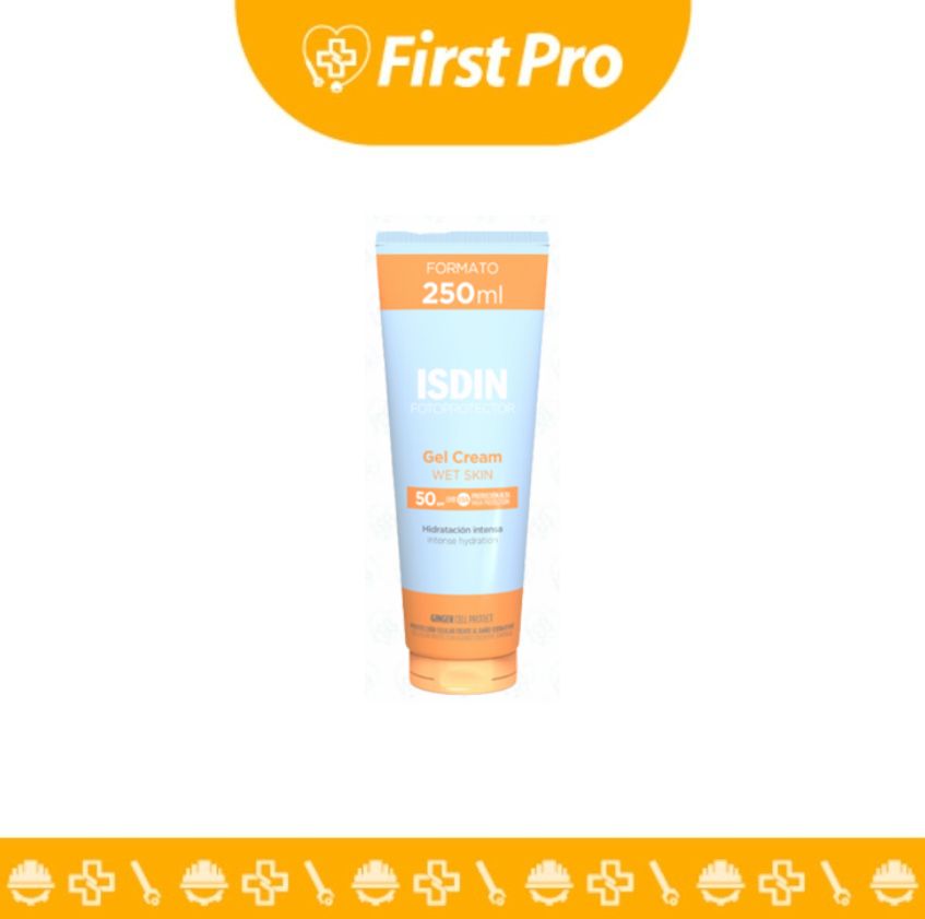 Fotoprotector ISDIN Gel Cream SPF 50+ – Bloqueador Solar Corporal 250 ml – Protección Muy Alta UVA y UVB