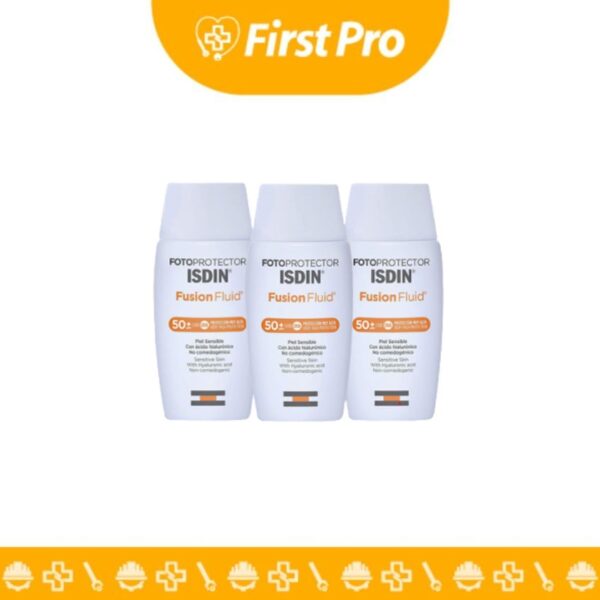 Fotoprotector ISDIN Fusion Fluid SPF 50 – Protector Solar Facial 50 ml – Protección Alta UVA y UVB