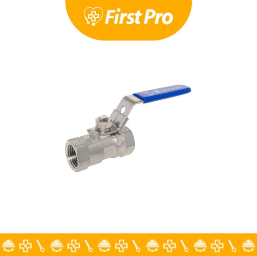 Válvula de Bola de Acero Inoxidable 12″ (316) – 1 Pieza Puerto Estándar, 1000 WOG