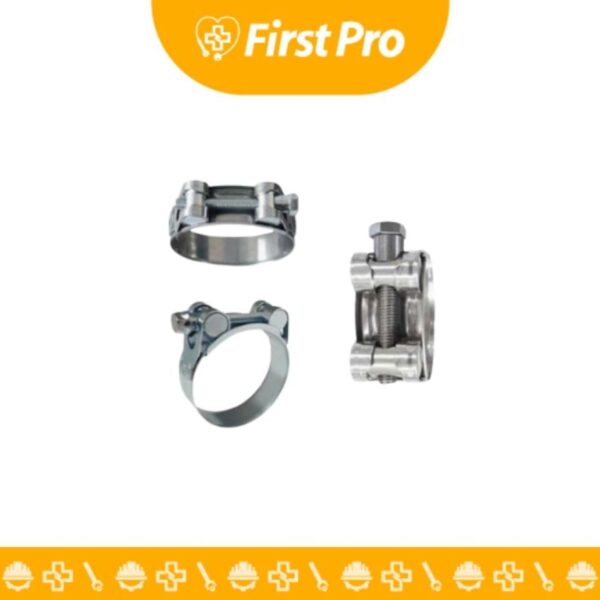 Abrazadera de Alta Presión – Banda Reforzada de Acero Zincado o Inoxidable