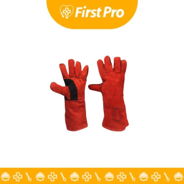 Guantes de Cuero para Soldar – Caña Media