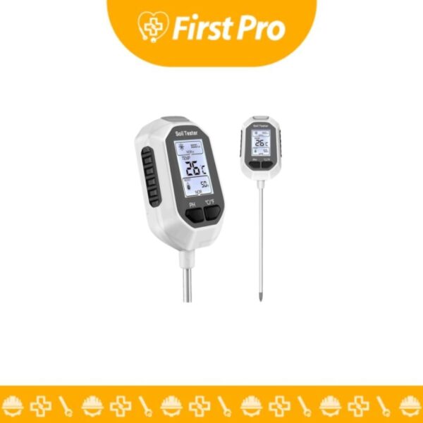 Medidor de Humedad del Suelo 4 en 1 – Medidor Digital de Temperatura de Plantas