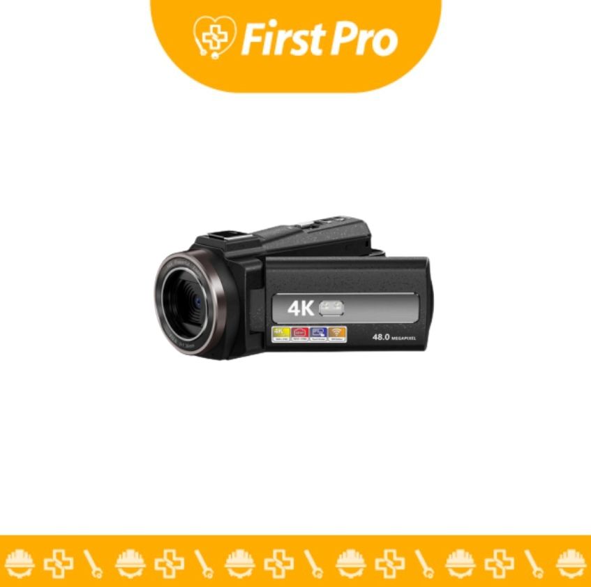 Cámara de Video 4K 60FPS 48MP RENVMEXY Negra con Tarjeta 64GB