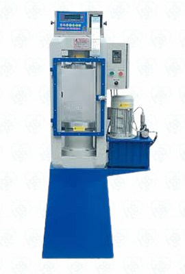 Prensa Digital para Compresión de Testigos de Concreto 120 Ton – Bomba Electrohidráulica