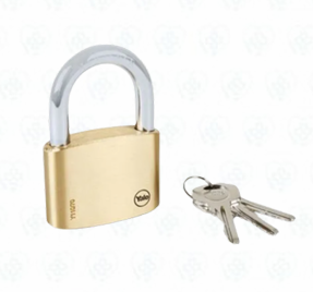 Candado Plano Bronce 70 mm Yale Bronce/Acero con 3 Llaves