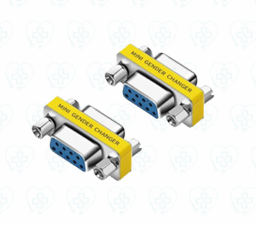 Adaptador Unión Serial DB9 RS-232 Hembra a Hembra Empalme