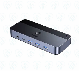 UGREEN KVM Switch HDMI 2 en 1 con USB 3.0 para 2 PC y 1 Monitor
