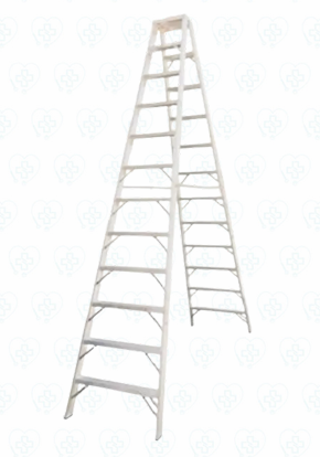 Escalera Tijera de Aluminio 12 Peldaños – Altura 3.60 m