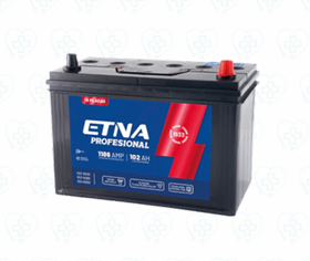 Batería Automotriz Etna 15 Placas 12V FH-1214Z 102Ah