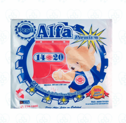 Bolsa Blanca 14x20 Alfa Multiuso