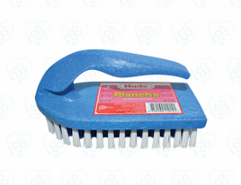 Escobilla Plástica Ergonómica Plancha 15.3 cm Azul HUDE