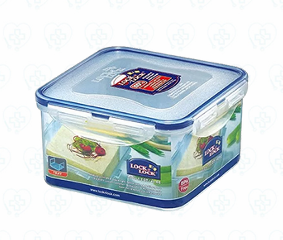 Taper Hermético Cuadrado 1.2 L con Rejilla Lock & Lock