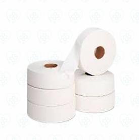 Papel Higiénico Jumbo Institucional Hoja Simple Rollo 550 m