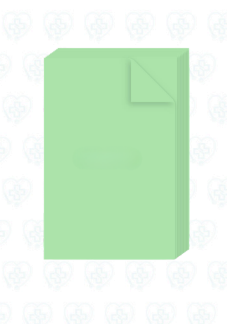 Papel Bond 75 g Verde Claro A4 para Impresión y Organización de Documentos