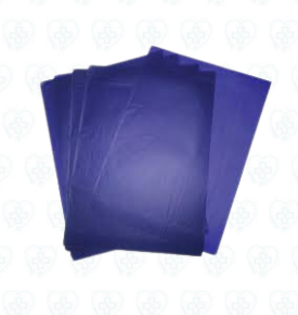 Papel Carbón Azul Tamaño Oficio para Copias Manuales y Documentación