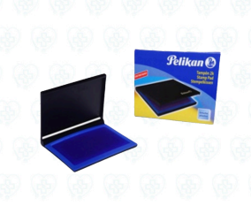 Tampón Pelikan Azul para Sellos de Oficina y Uso Profesional