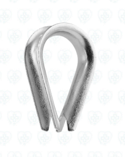 Guardacabo Galvanizado 1/2″ para Protección de Cable de Acero y Sistemas de Izaje