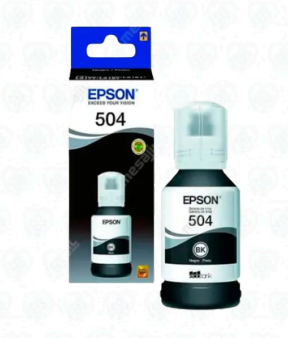 Botella de Tinta Epson T504120-AL Negra 127ml para Impresoras EcoTank