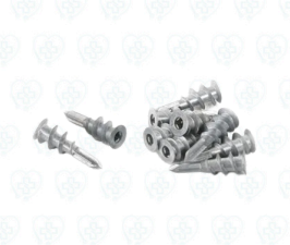 Tarugos y Tornillos para Drywall Kit de Fijación Resistente para Instalaciones en Placa de Yeso