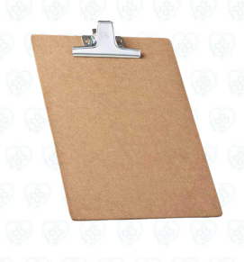 Tablero de Madera Tamaño A4 con Clip para Escritura y Soporte de Documentos