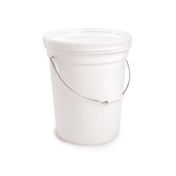 Balde Plástico Blanco 20 Litros Envase Multiuso
