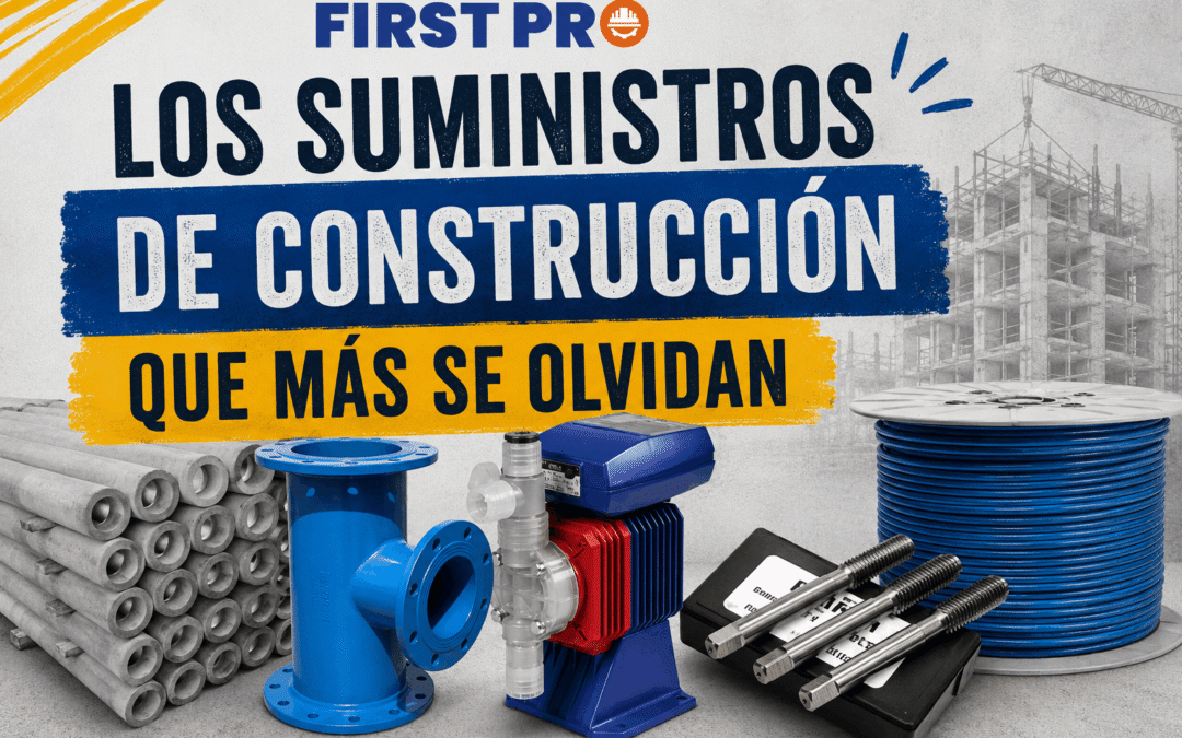 Los suministros de construcción que más se olvidan (y cómo afectan tu tiempo en obra)