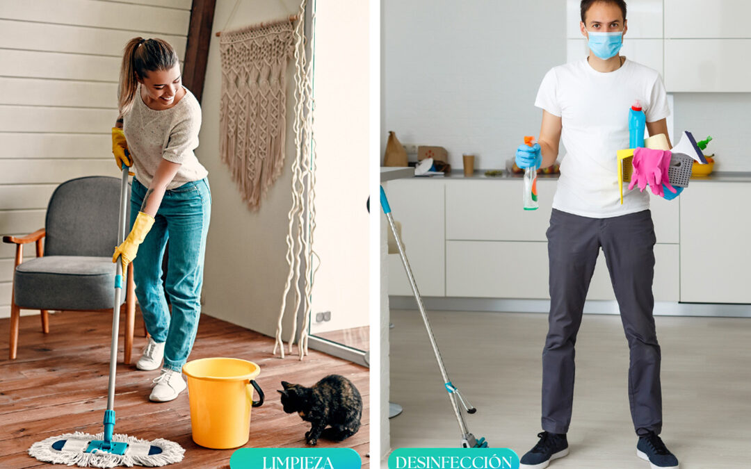 Diferencias entre limpieza y desinfección: claves para mantener espacios seguros y saludables