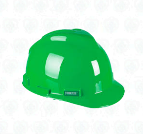 Casco de Seguridad Tridente Verde para Protección Industrial