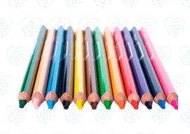 Lápices de Color Triangulares x 12 Unidades para Dibujo y Uso Escolar