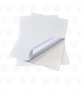 Papel Autoadhesivo Blanco Brillante A4 para Impresión de Etiquetas y Stickers