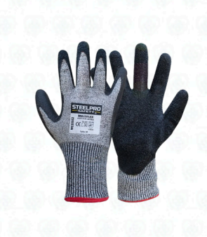 Guante Multiflex MCD502 Cut-5 Nivel D Látex Rugoso Steelpro