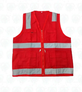 Chaleco de Seguridad Drill Tipo H Rojo BlinderPerú