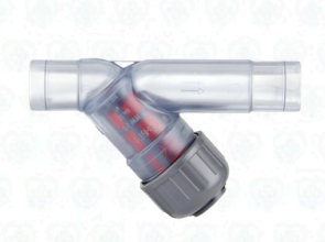 GF Piping Systems Y-Strainer de PVC 2″ para Filtrado de Fluidos en Sistemas Hidráulicos
