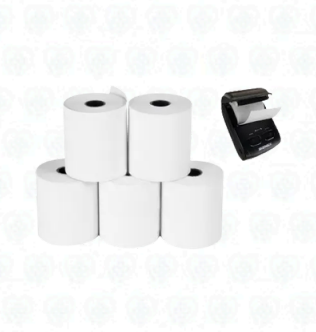 50 Rollos de Papel Térmico 57 mm × 40 mm para Contómetros – Kalipel