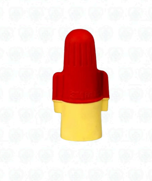 Conector de Resorte Rojo-Amarillo para Empalmes (18 AWG – 8 AWG)