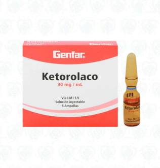 Ketorolaco 30 mg/mL – Solución Inyectable (Genfar)