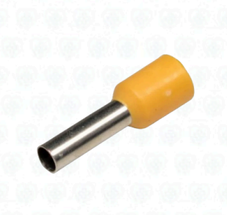 Terminal Tubular Aislado para Cable 18 AWG (1 mm²) – Paquete x 100 Unidades