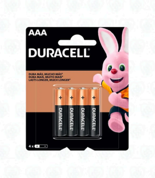 Pila Duracell AAA 1.5 V Alcalina de Alto Rendimiento