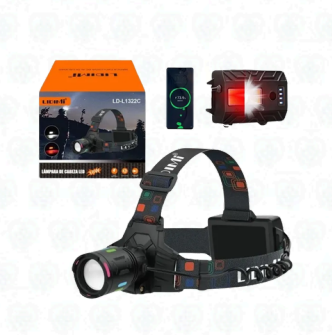 Linterna LED Frontal de Cabeza Recargable Lidimi LD-L1322C