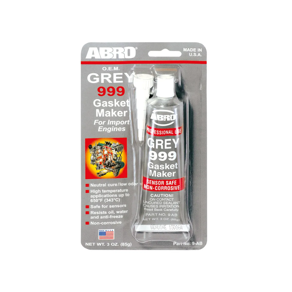 ABRO Silicona Automotriz Gris 999 9-AB 3oz (Americana)