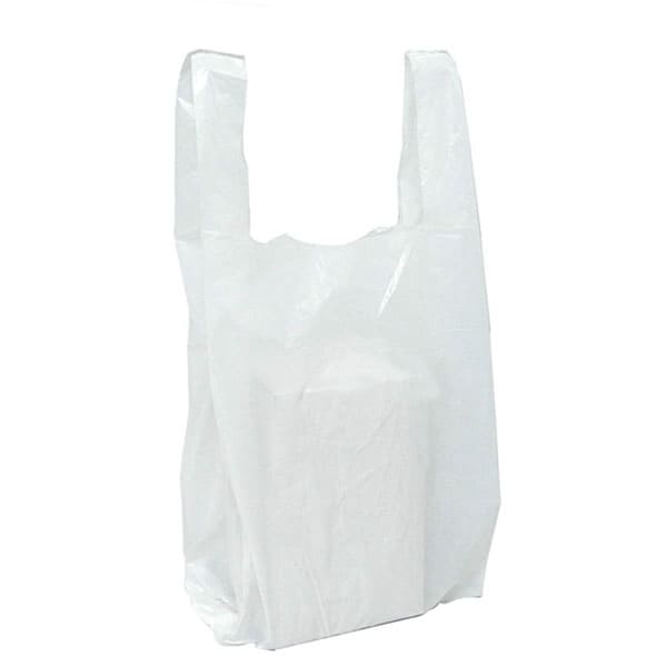 Bolsas blancas con asa 16" x 19" x 100 und s/m