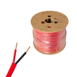 Cable FPLR alarma contra incendios 2x18AWG libre de halógeno, UL, x rollo