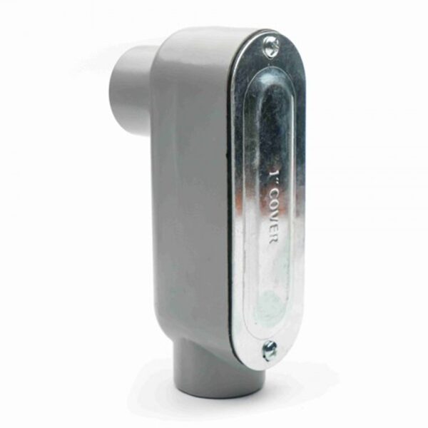 Caja Condulet tipo LB 1" Form 35 de aluminio con tapa y empaquetadura
