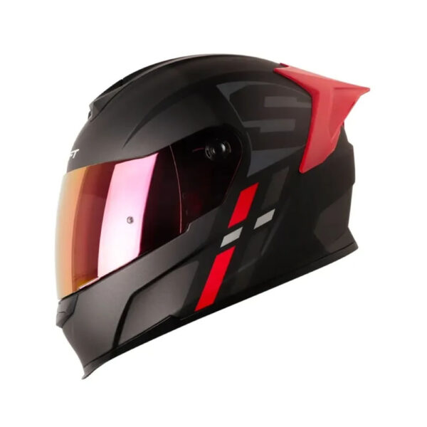 Casco Integral SHAFT SH-502SP Luke Negro Intenso Talla L Certificado DOT para Moto Seguridad Premium