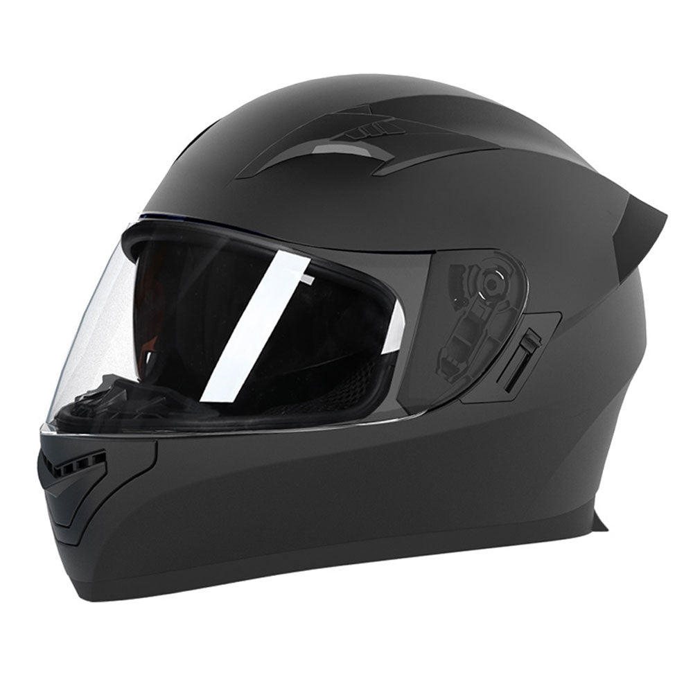 Casco Moto CES Doble Visor ECER DOT Negro Mate
