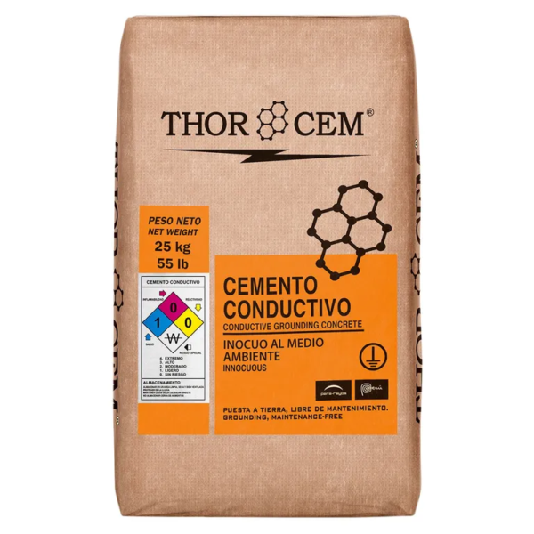 Cemento Conductivo 25kg.